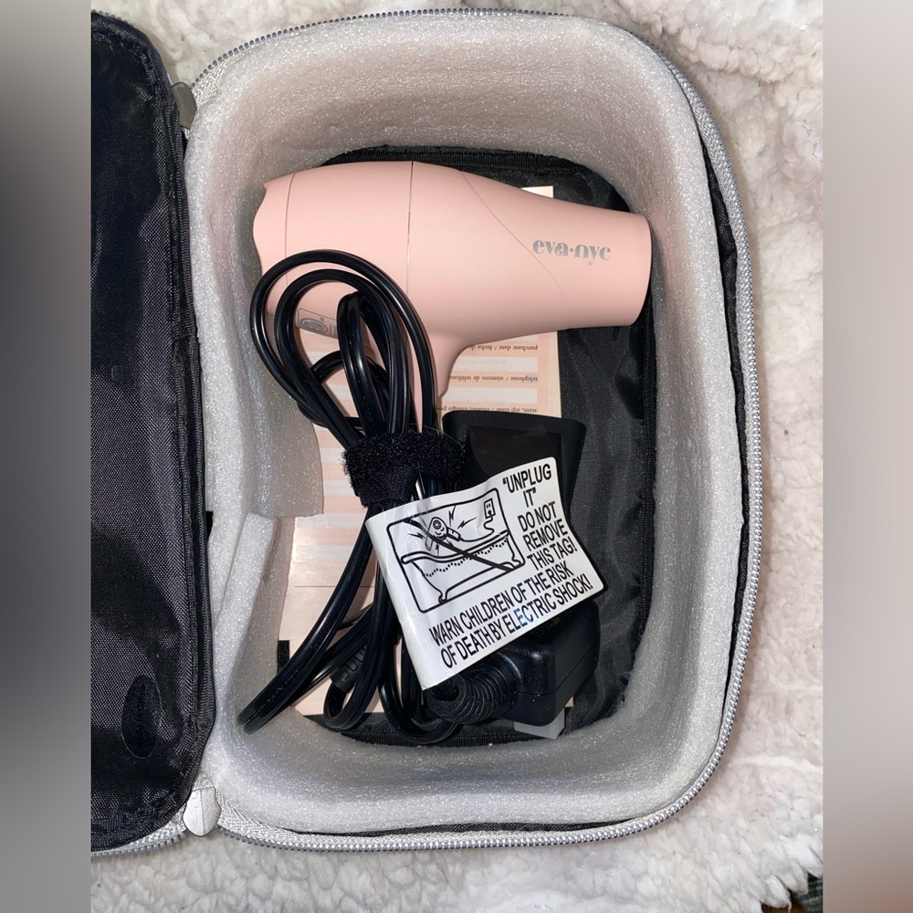 Pink eva nyc travel size blow dryer!